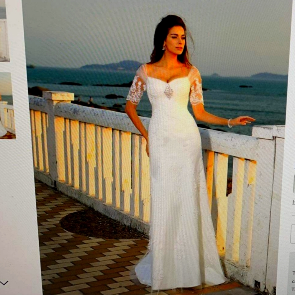 Plus size wedding dress size 22W